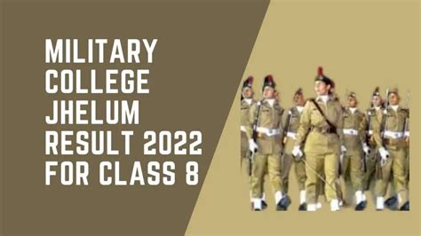 Military College Jhelum Result 2022 For Class 8