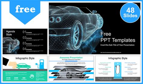 Electric Car Ppt Template Free Download - FREE PRINTABLE TEMPLATES