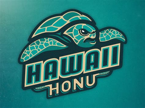 Hawaii Honu - Primary Logo Concept | Sports logo inspiration, Logo ...