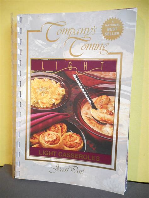 Company's Coming Cookbook,Light Casseroles,Jean Pare,Recipes ...