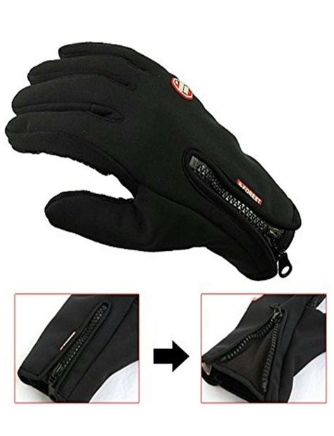 Wind Stopper HKXY Ladies Gloves TouchScreen Waterproof Motorcycle Driving - Size M | Property Room