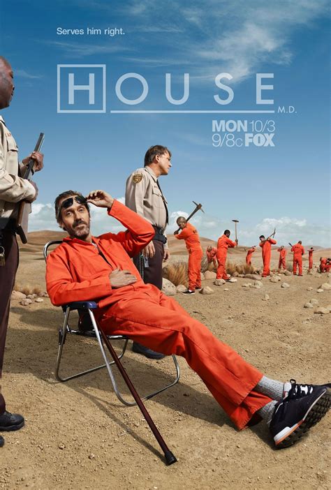 House Season 8 promotional poster | House md, House seasons, Hugh laurie