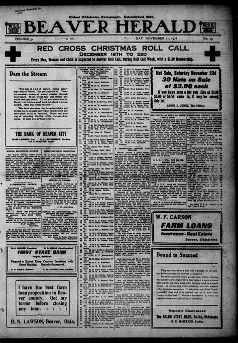 Beaver Herald (Beaver, Okla.), Vol. 32, No. 25, Ed. 1, Thursday ...