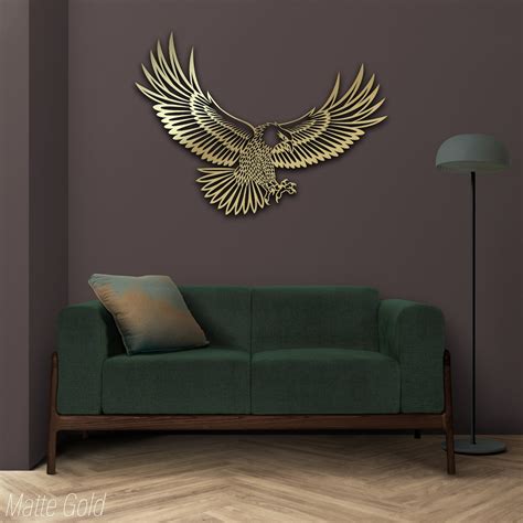 Metal Eagle Wall Art, Large Eagle, Metal Wall Decor, Metal Wall ...