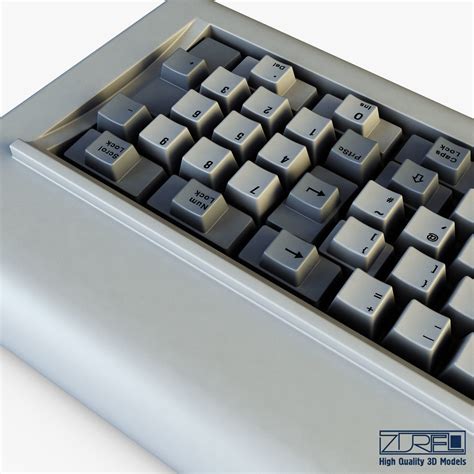 IBM 5150 Keyboard 3D model | CGTrader