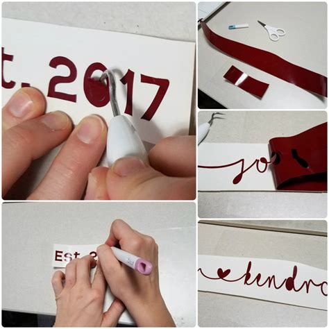 Cricut Tutorial For Beginners - Easy Vinyl Letter Wedding Tile | Mommy Bunch