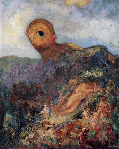 The Cyclops Painting | Odilon Redon Oil Paintings