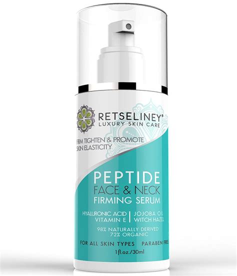 Peptide Face & Neck Firming Serum, Boost Collagen, Lift Loose & Sagging Skin, Tightens ...