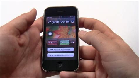 iPhone 3GS (iOS 6) incoming call - YouTube