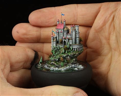 Tutorial Medieval Castle Creating a Mini Diorama - Etsy UK