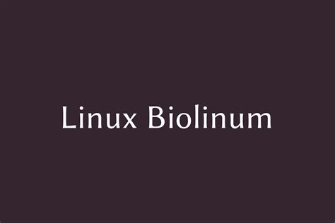 Linux Biolinum | Fonts Shmonts