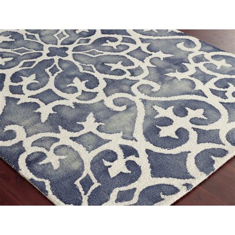 AMER Rugs Blue/White Area Rug & Reviews | Wayfair