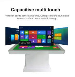 Hottest 55 inch Indoor intelligent Touch Screen Coffee Table