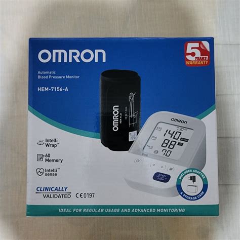 OMRON Blood Pressure Monitor, Health & Nutrition, Health Monitors ...