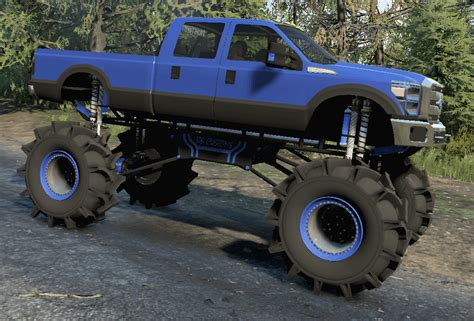 F-350 Diesel Mega Mud Truck v1.0.0 Mod - MudRunner / SnowRunner / Spintires