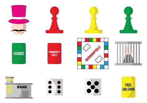 Monopoly Pieces Clip Art