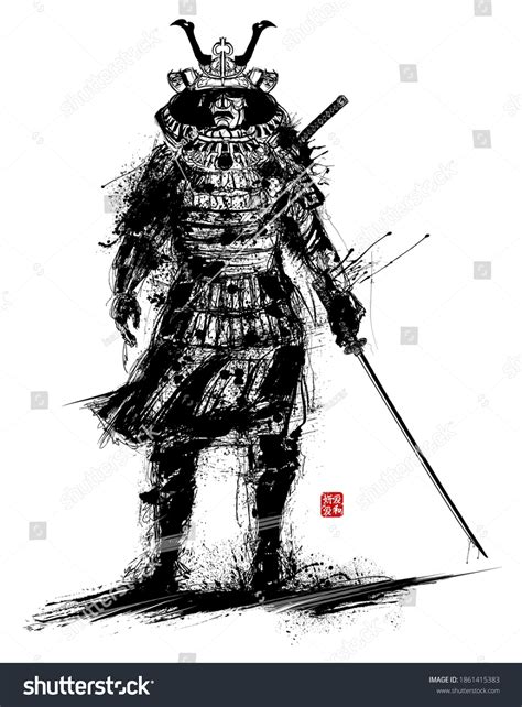 4,538 Samurai Sketch Images, Stock Photos & Vectors | Shutterstock