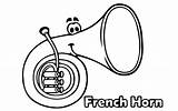 french horn coloring Pages 2371492 sketch template