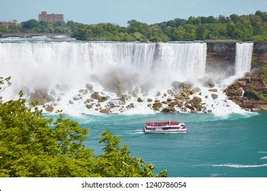 Canadian Side View Niagara Falls American Stock Photo 2235471651 ...