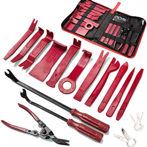 19Pcs Trim Removal Tool,Car Panel Door Audio Kit, Auto Clip Pliers ...