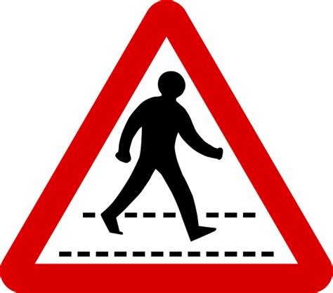 Crossing Road Signs - ClipArt Best