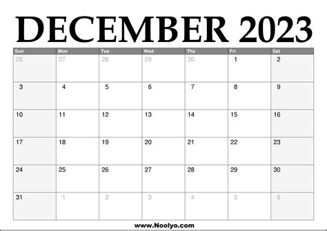 december 2023 calendar free printable calendar - december 2023 calendar ...