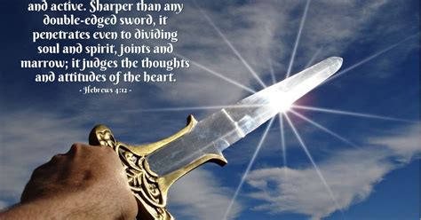 The word of GOD: I come to bring not peace but a sword