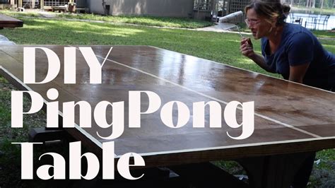 DIY Exterior Ping Pong Table • mimzy & company