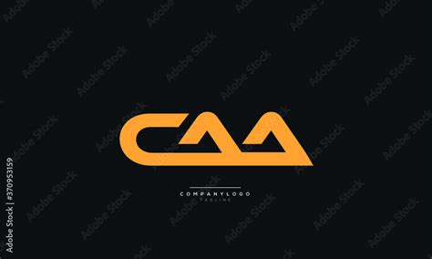 CAA Letter Business Logo Design Alphabet Icon Vector Symbol Stock ...