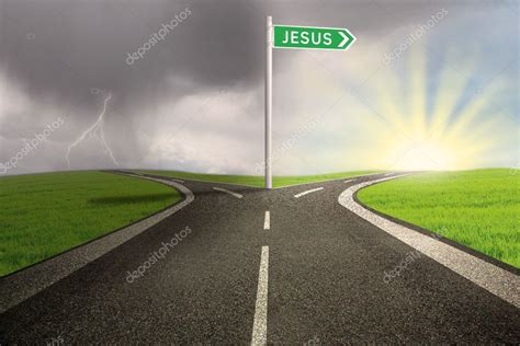 Road way to Jesus — Stock Photo © realinemedia #19182339