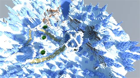 Ice Spikes Habitation Minecraft Map