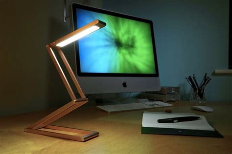Auraglow Wireless Dimmable Desk Lamp USB Rechargeable Folding LED Reading Light | eBay