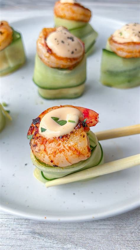 Shrimp Cucumber Rolls - The Modern Nonna