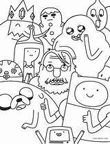 Coloring Book Pages Adventure Time sketch template