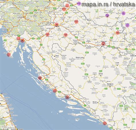 Karta Srbije I Hrvatske – superjoden