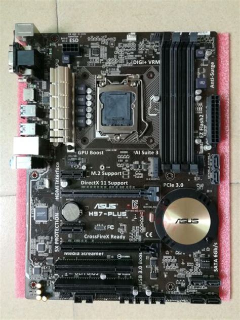 ASUS H97-plus Intel H97 Socket LGA 1150 Ddr3 ATX Motherboard for sale online | eBay