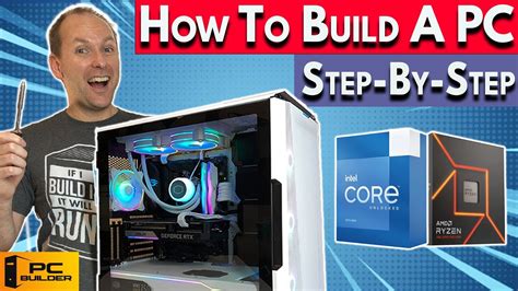 🛑 How to Build a PC 🛑 Step By Step Ryzen & Intel 🛑 How To Build a ...