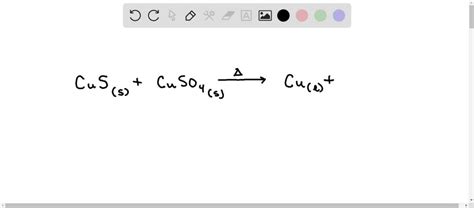 SOLVED: Copper metal is produced by heating solid copper(II) sulfide with solid copper(II ...