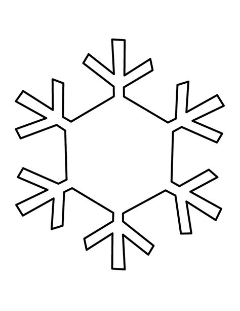 Snowflake Template - ClipArt Best