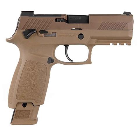 Sig Sauer P320 M18 9mm Luger 3.9in Coyote PVD Pistol - 21+1 Rounds ...