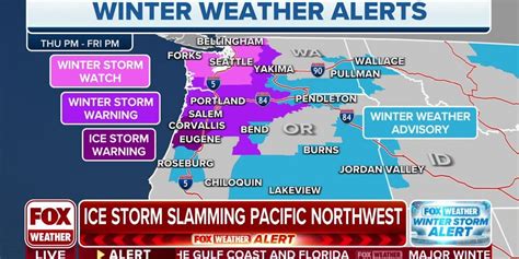 Ice storm threatens Pacific Northwest with significant power outages | Latest Weather Clips ...