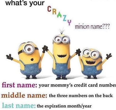 Minion Name List