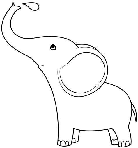 Baby Elephant Printable Template | Free Printable Papercraft Templates