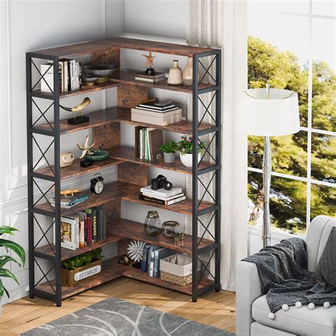 Latitude Run® 70.86'' H x 37.4'' W Corner Bookcase & Reviews | Wayfair