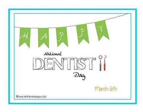 National Dentist Day - ACS Technologies LLC