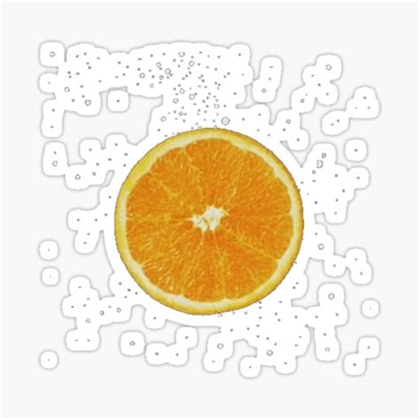 "Orange album cover orange slice" Sticker for Sale by xenxanses2 ...