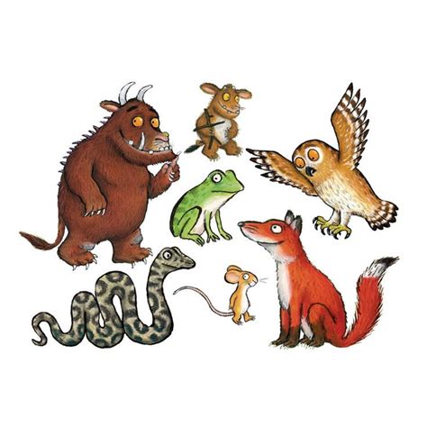 Details zu THE Gruffalo Mouse Owl FOX Snake Wandtattoos mit Originaltitel | Grüffelo, Grüffelo ...