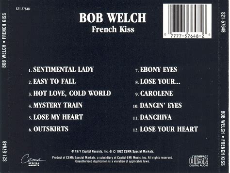 Bob Welch - French Kiss (1977)