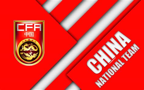 Download wallpapers China football national team, 4k, emblem, Asia ...