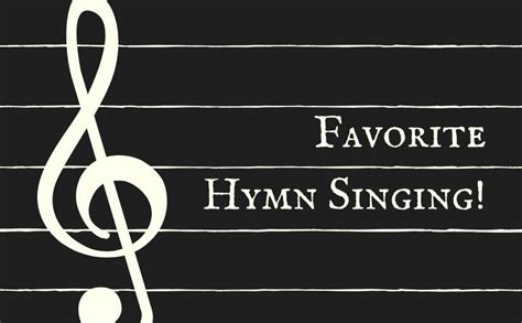 Favorite Hymn Singing! – The Church of the Palms UCC